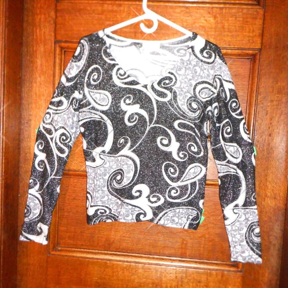 ~~~ RED CORAL ~~~ TOP ~ Glittery and Gorgeous!